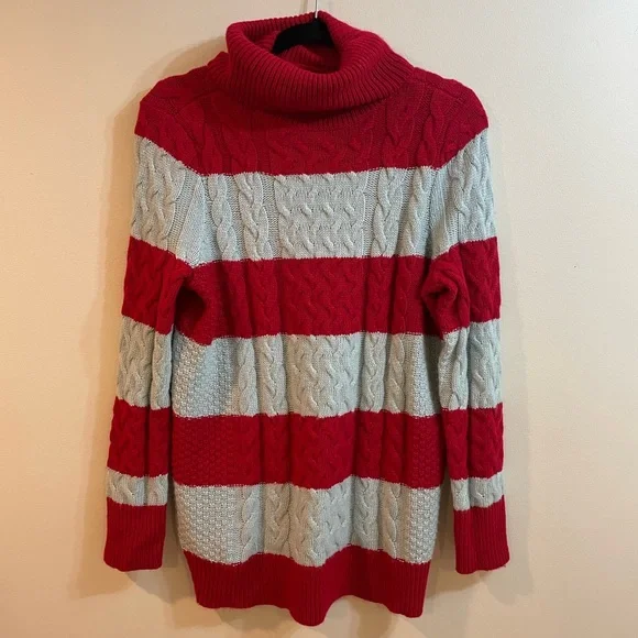 Halogen Sweaters Halogen Atlantic Pacific Light Blue And Red